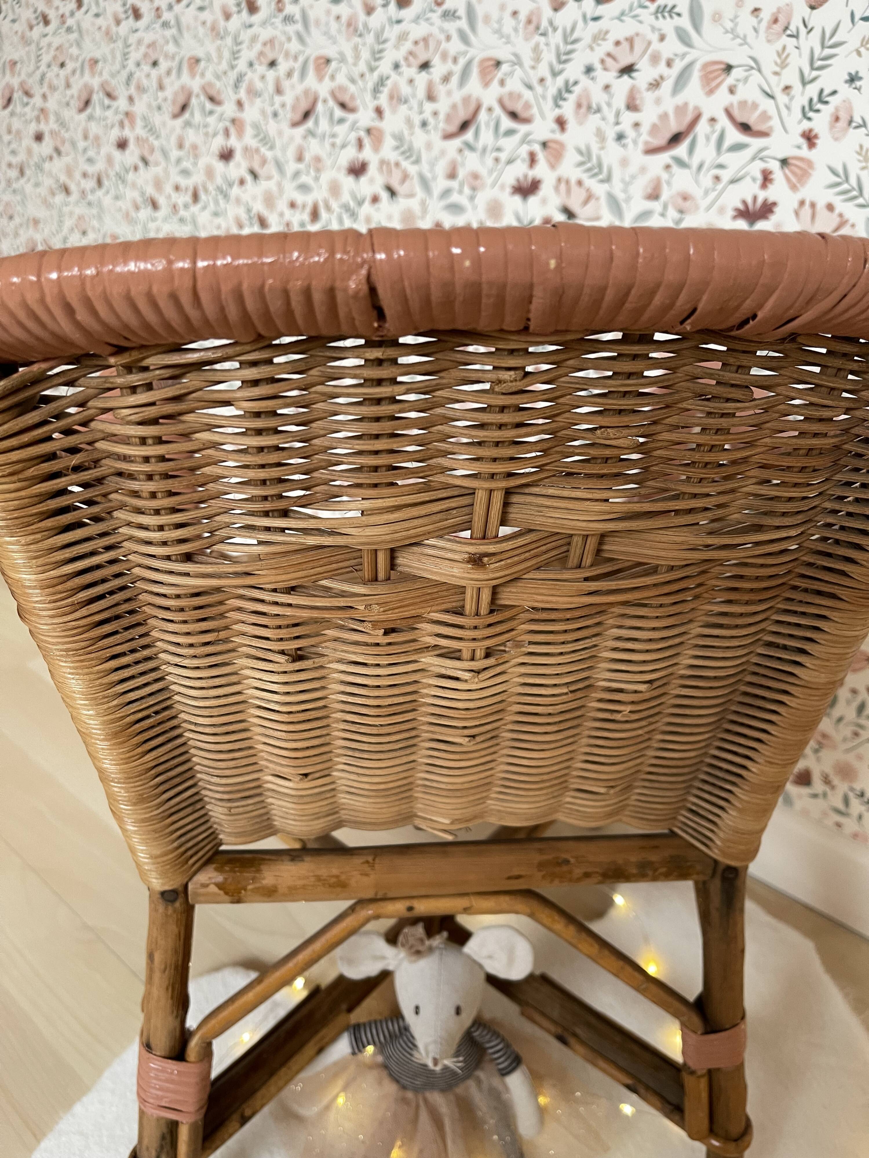 Wicker armchair
