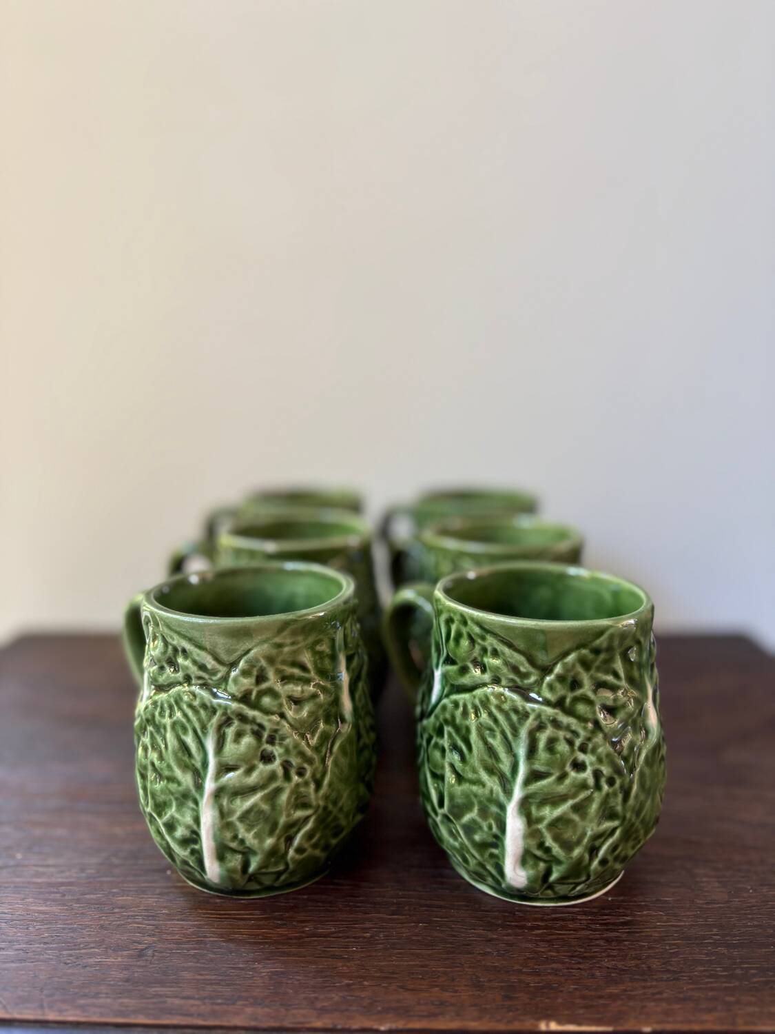 Vintage 50s-60s cabbage-shaped slushie coffee cups
