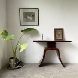 Art Deco style console with mahogany marquetry