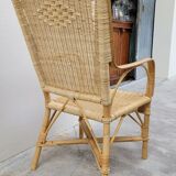 Rattan armchair 1950