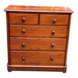 Victorian English commode in solid wood