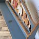 Vintage solid wood noah's ark shelf