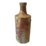 Ancienne poterie bouteille flacon en terre cuite 16 cm campagne normande