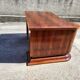 Bureau art deco en noyer 3 tiroirs et une porte