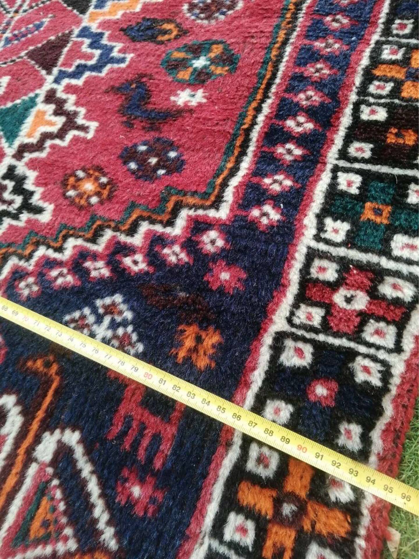 Handmade wool Persian carpet type Shiraz