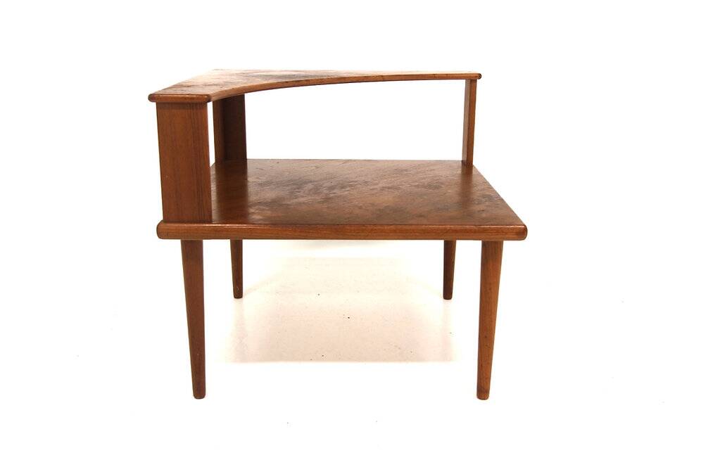 Scandinavian teak side table, Sweden, 1960s