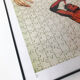 Tirage signé collage Puzzle Tarzan