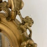 Miroir ancien à fronton 162x82cm