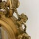Old mirror with pediment 162x82cm