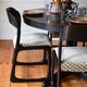 Ensemble table et chaises traîneau Baumann