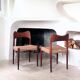 Vintage teak chairs by Arne Hovmand Olsen