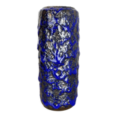Rare Super Color Crusty Fat Lava Multi-Color Vase Scheurich, Germany WGP, 1970s