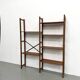 XXL Modernist Library in Solid Pine – 1950s Design – L164 cm