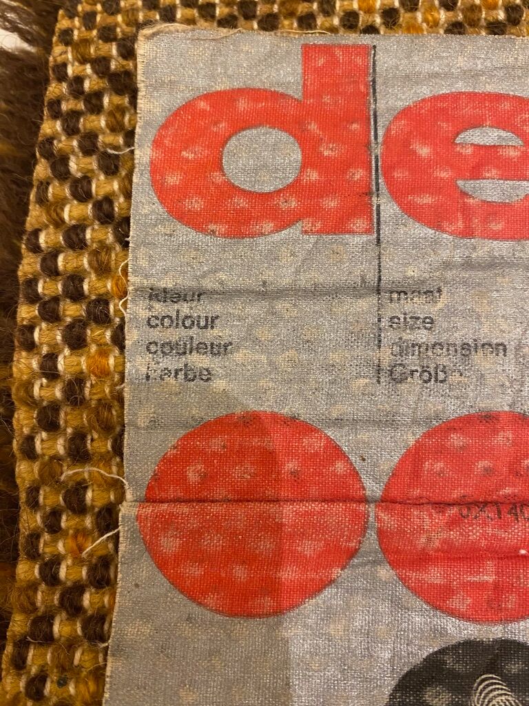 Menuette carpet by Desso 1970s 140x70cm