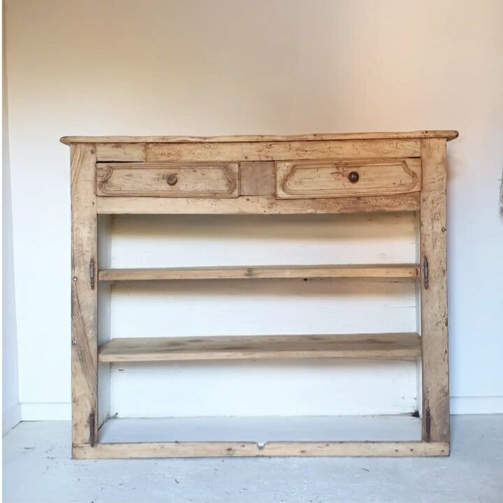 Old Buffet dressered raw wood