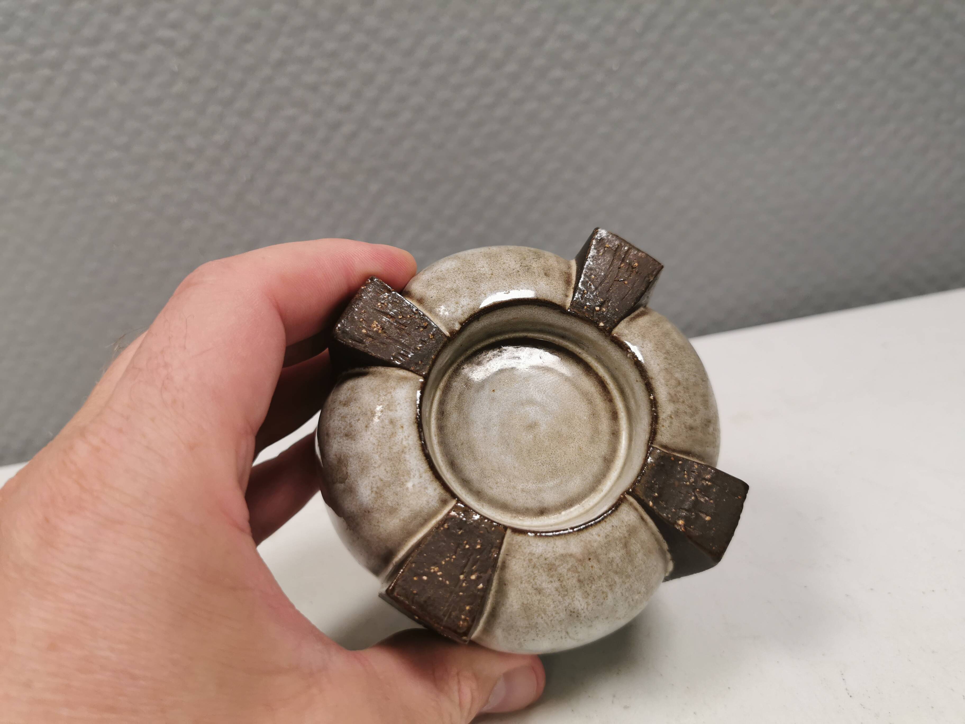 Ceramic candle holder by Marianne Starck (MS) for Michael Andersen Denmark