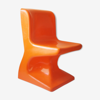 Chaise orange Patrick Gigembre pour Selap