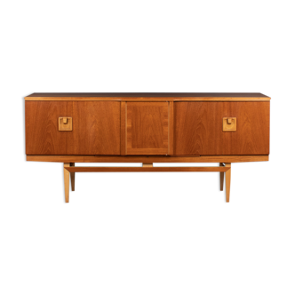 Retro 1960s teak restored beautility mid century sideboard with bar