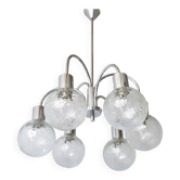 Vintage 1970s 6-ball chandelier