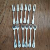 Christofle silver-plated fish cutlery