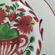 Saint-Clément plate – floral basket decoration with lyre handles – circa 1910