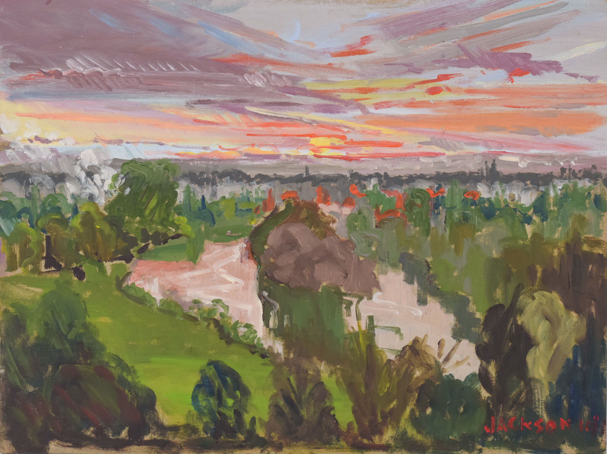 Sunset, richmond terrace