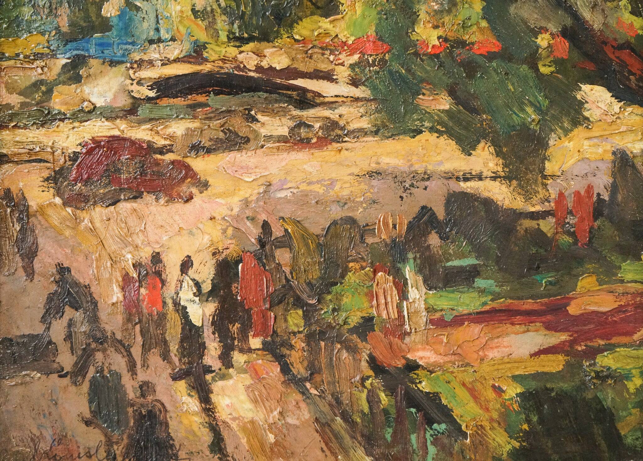 Impressionist oil - Study of a Cathedral