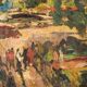 Huile impressionniste - Etude d'une Cathédrale