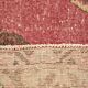 Tapis de couloir vintage rouge et rose 3x13, 91x399Cm