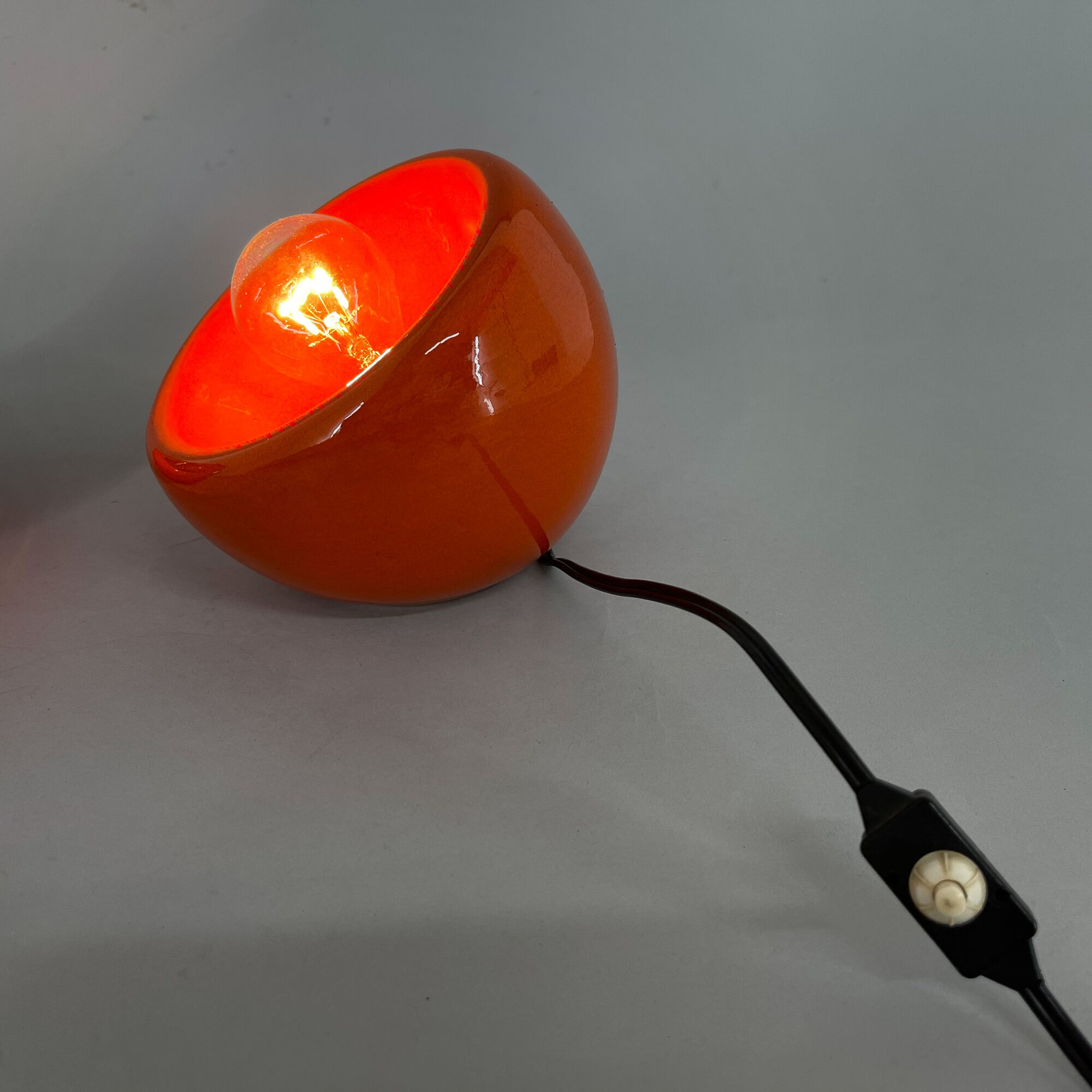 Pair of Mid-Century Ceramic Enzo Bioli Table Lamps