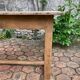 Old farmhouse table made of solid wood