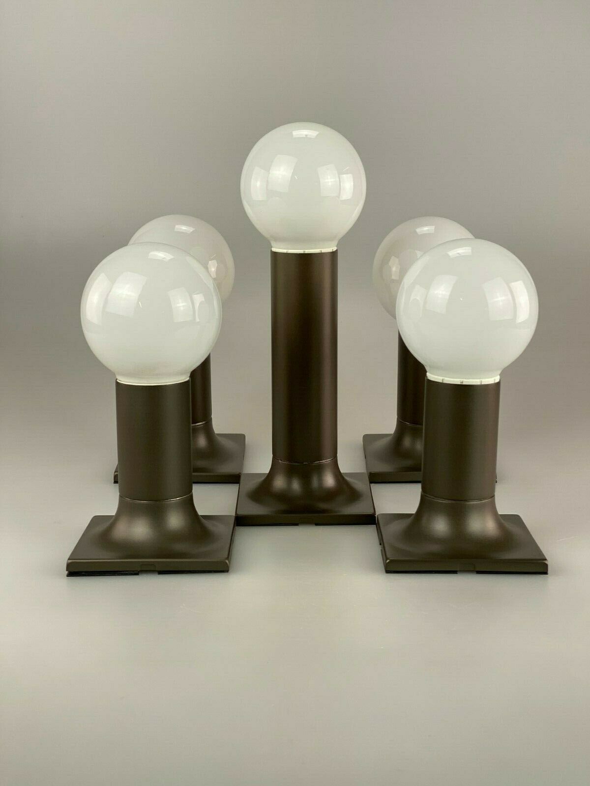 1960s 1970s tube wall lamps by Rolf Krüger for Staff