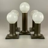 1960s 1970s tube wall lamps by Rolf Krüger for Staff