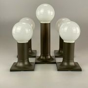 1960s 1970s tube wall lamps by Rolf Krüger for Staff