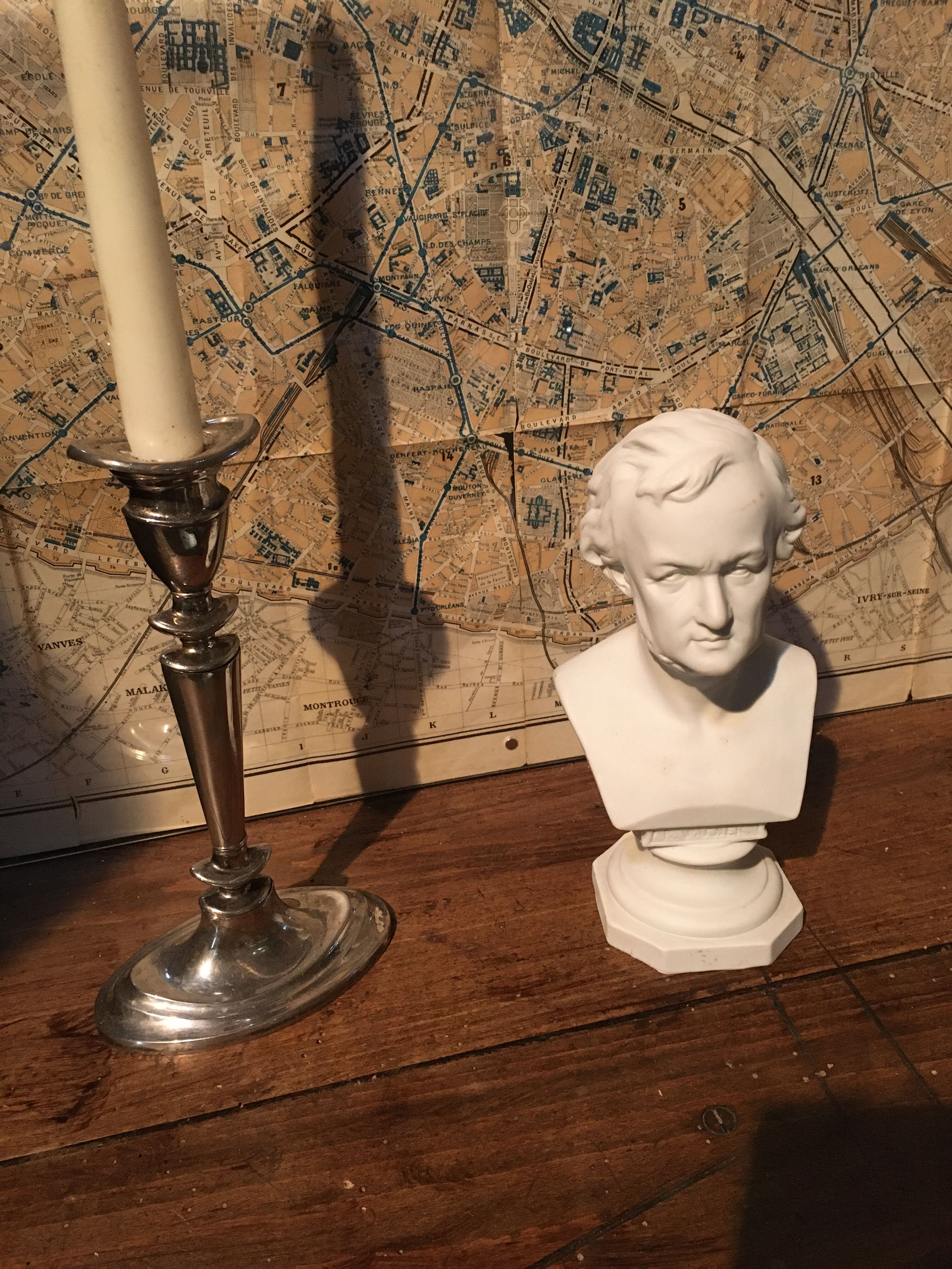 R.Wagner bust in platre