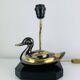 Lampe canard en laiton vintage