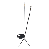 Floor lamp "painter's palette" 50s with 2 arms of light