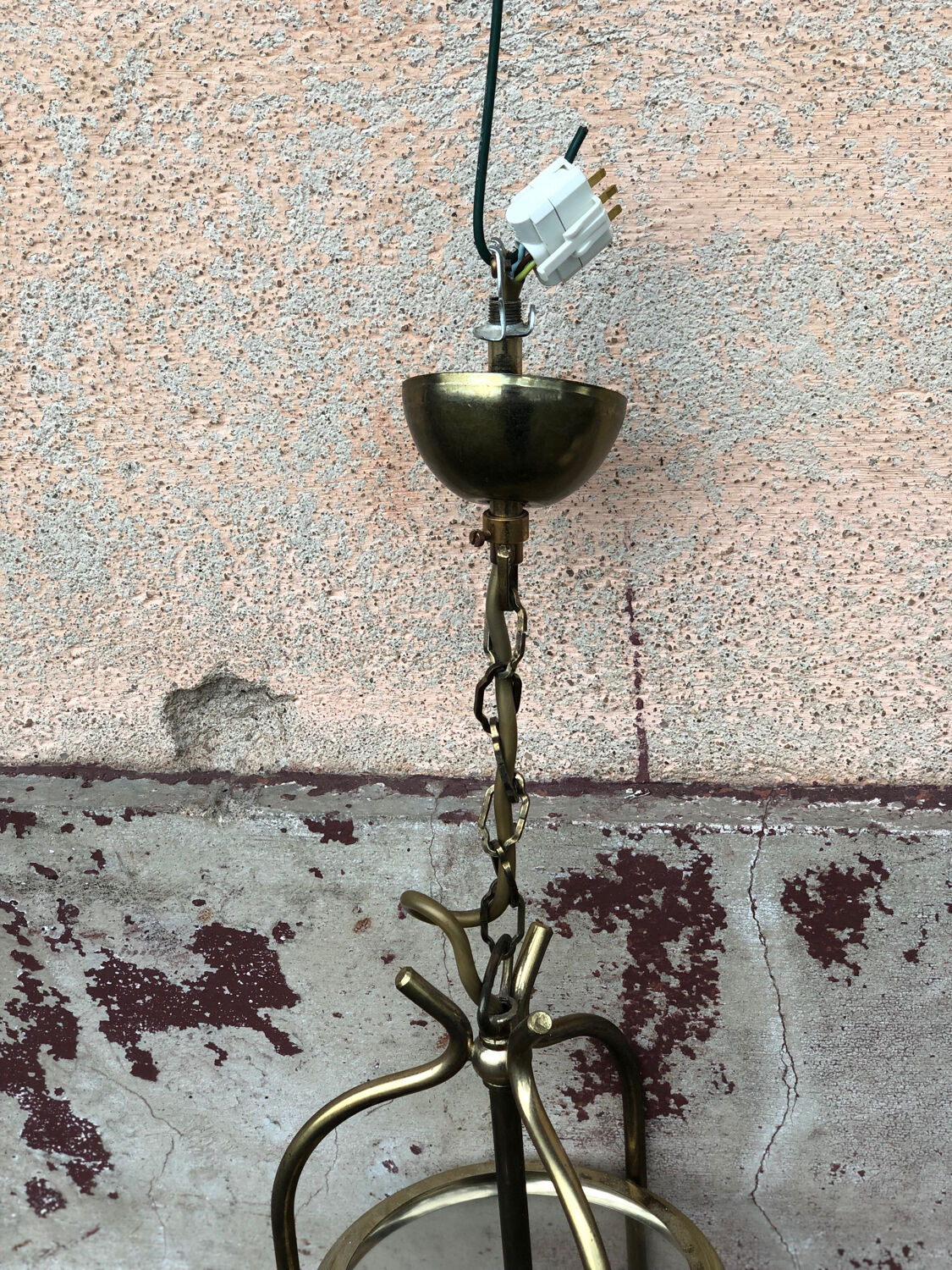 Golden brass lantern