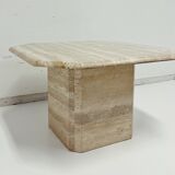Travertine coffee table