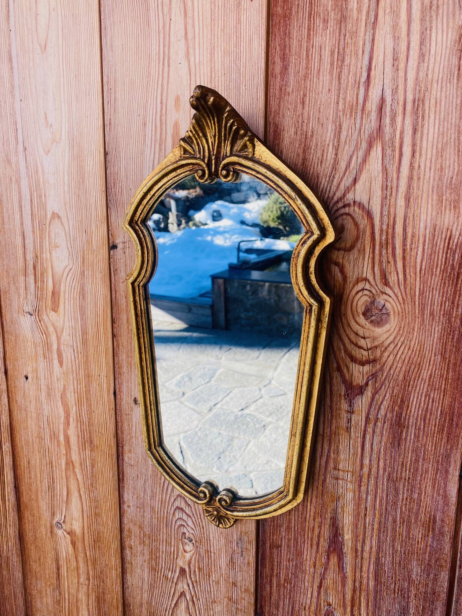 Antique gilded mirror