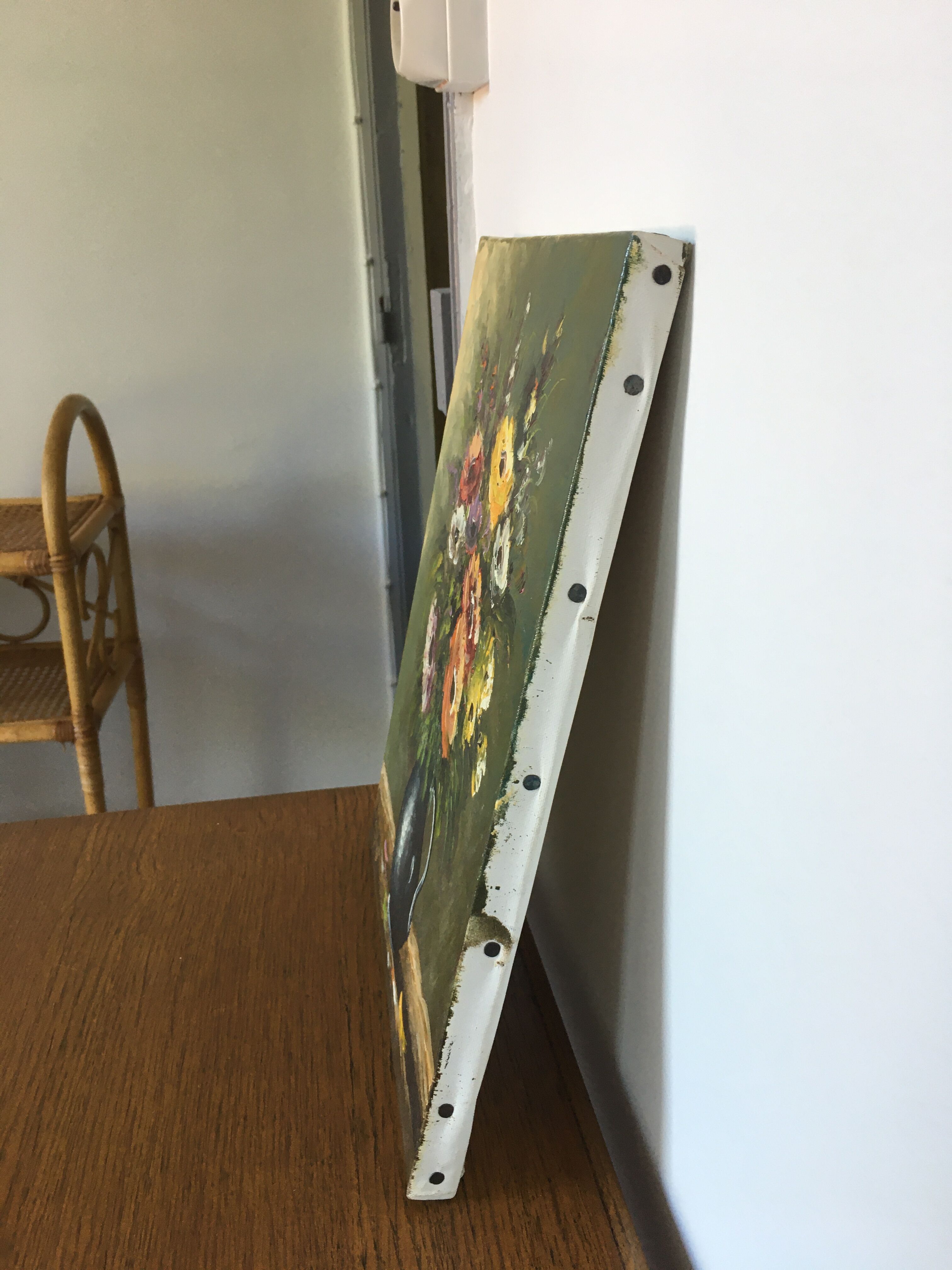 Painting on canvas bouquet of flowers