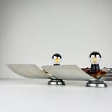 Mid-century Murano wall lamps by Mazzega, Italy 1970, set of 2