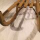 Vintage wooden sledge for 1 to 2 people