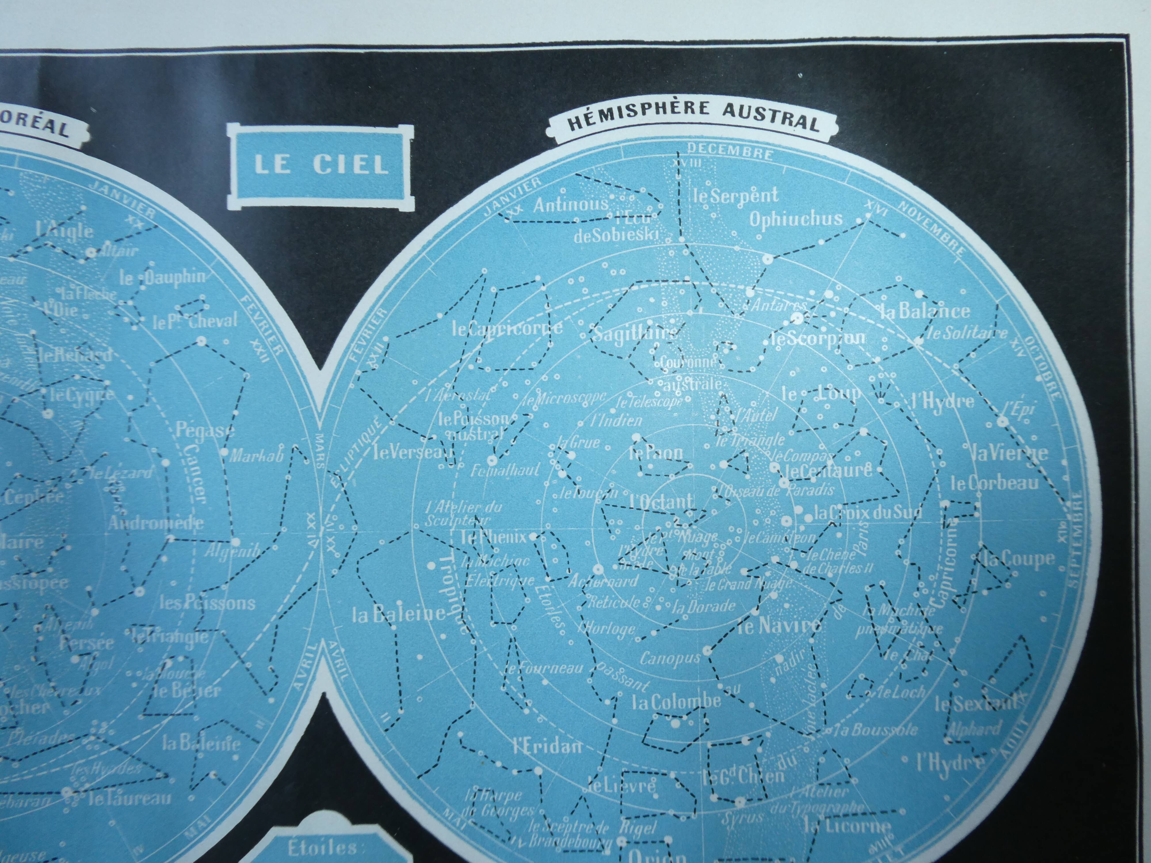 Celestial Planisphere dating from 1905