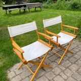 Vintage Telescope Director's Chairs