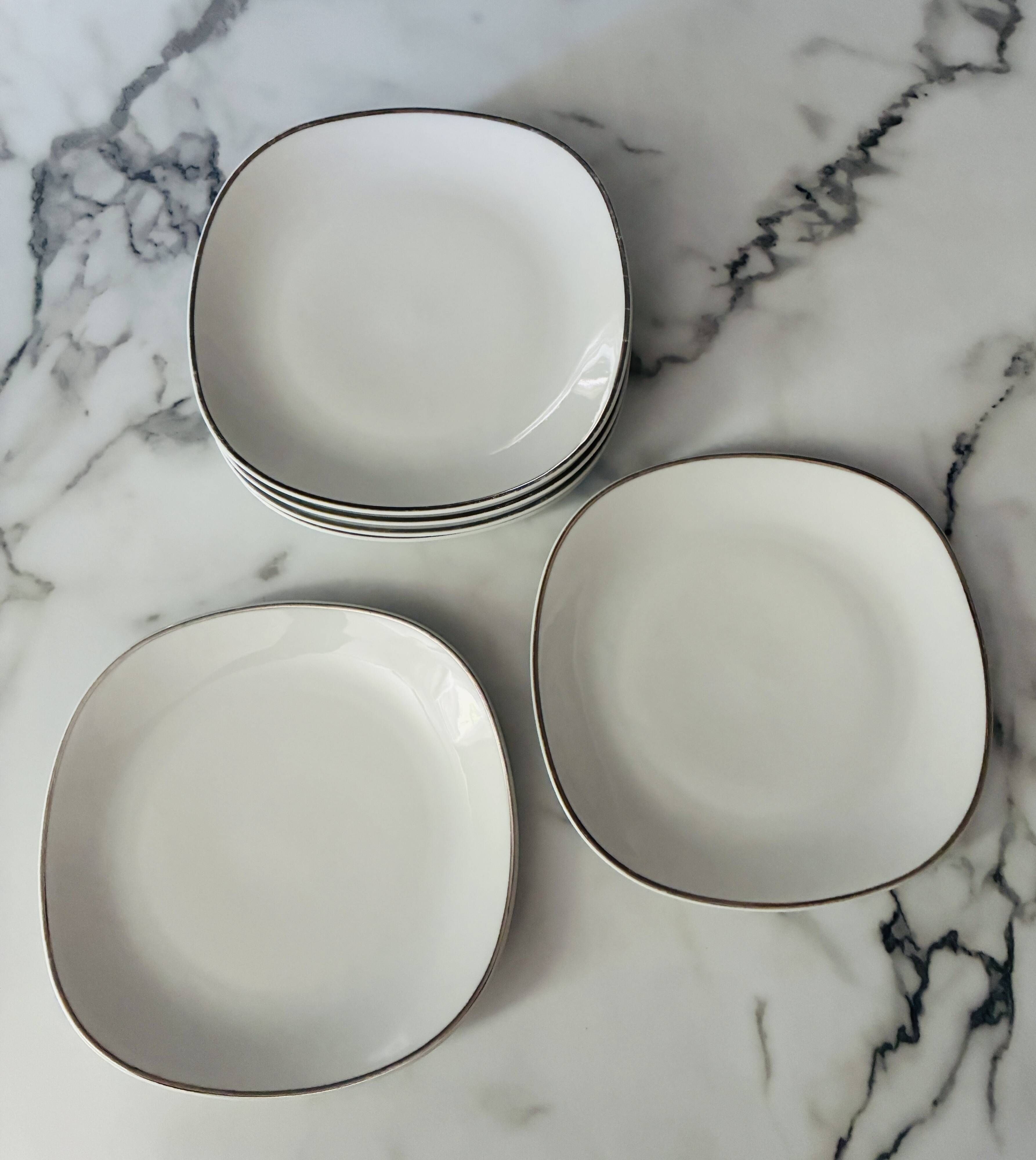 Assiettes plates porcelaine Schirnding  Bavaria