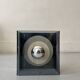 Wall lamp in chromed metal and plexiglass disco model by Jocelyne Trocmé, 1970