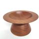 Fruit cup in vintage wooden diabolo shape