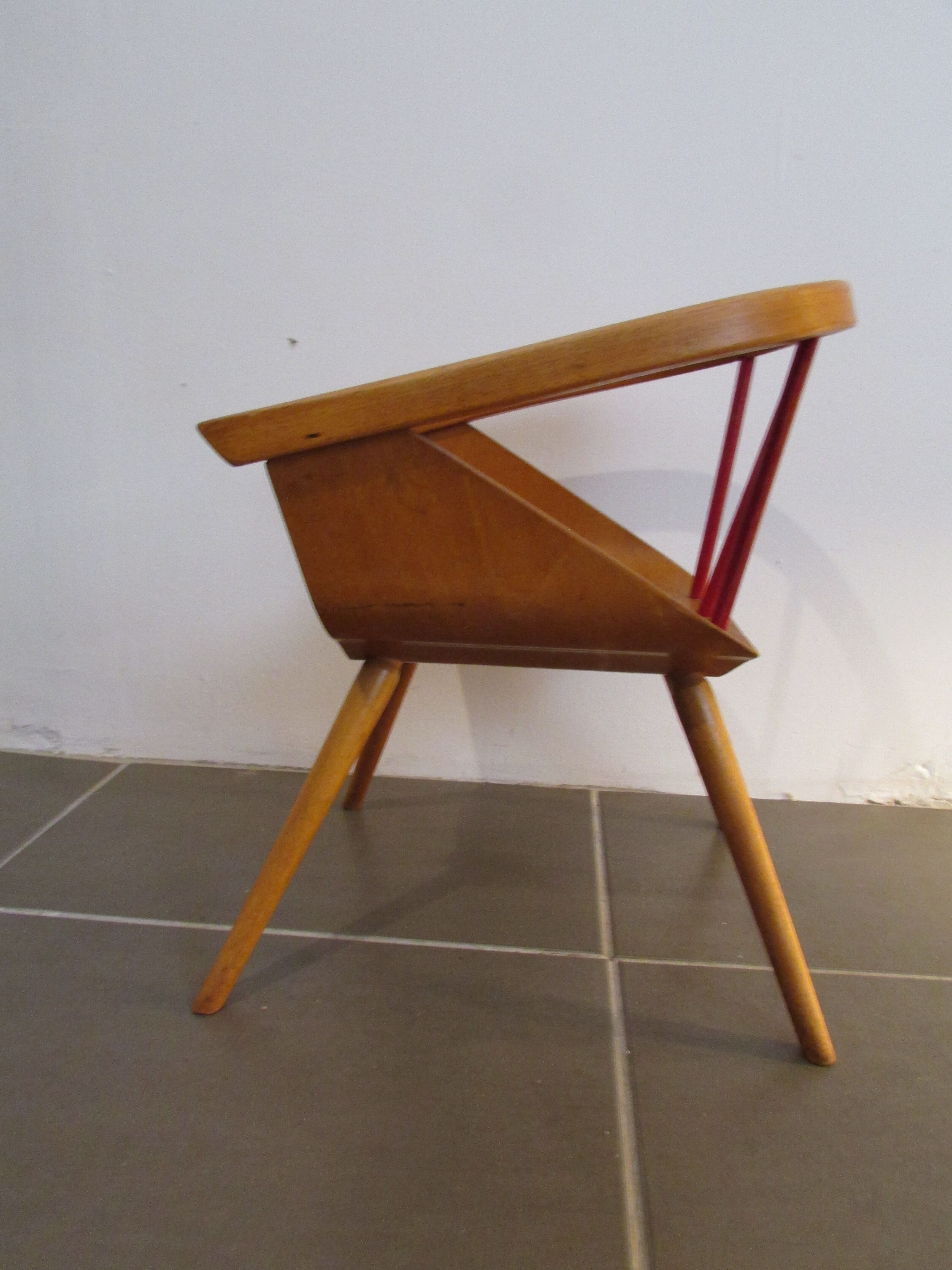 Vintage children's chair + table