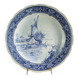 Grande Assiette Décorative Delfts Royal Shpinx Maastricht Bleue 31cm